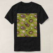 Paleontoloog Dinosaur Pattern T-shirt (Design voorkant)