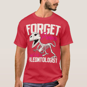 Paleontoloog dinosaurus skelet t-shirt