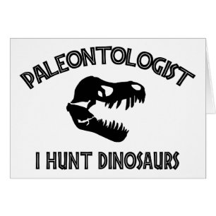 Paleontoloog "I Hunt Dinosaurs"