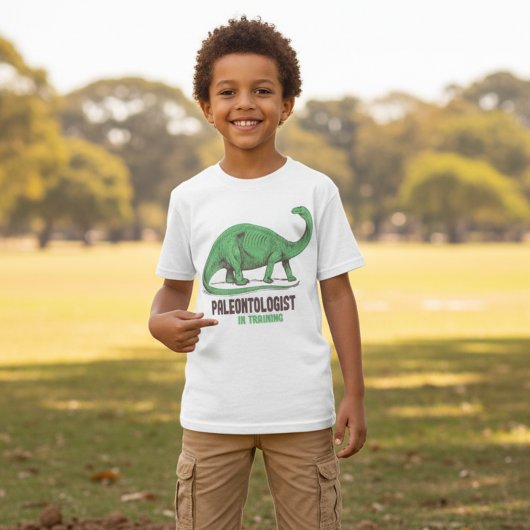 Paleontoloog in Opleiding Dino Kinderen T-shirt