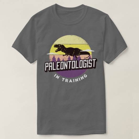 Paleontoloog in opleiding t-shirt (Design voorkant)