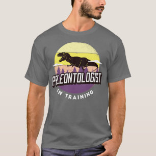 Paleontoloog in opleiding t-shirt