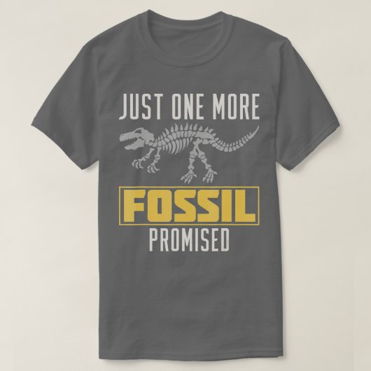 Paleontoloog Science Fossils Natural History 1 T-shirt (Design voorkant)