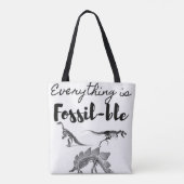 Paleontoloog Tote Bag (Achterkant)