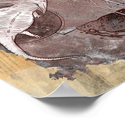 Paleozoïnetijdperk Poster (Hoek)