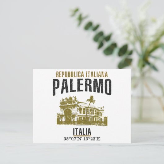 Palermo Briefkaart (Staand voorkant)