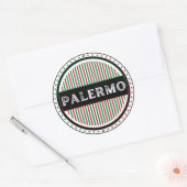 Palermo City Pride Emblem – Italian Identity Ronde Sticker (Envelop)