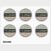 Palermo City Pride Emblem – Italian Identity Ronde Sticker (Vel)