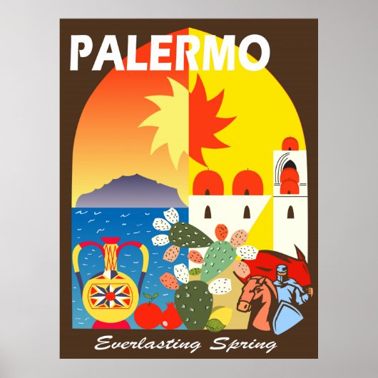 Palermo, Eeuwige Lente Poster (Voorkant)