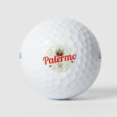 Palermo hoofdstad van Sicilië Italië  souvenir Golfballen (Voorkant)