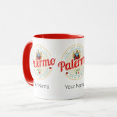 Palermo hoofdstad van Sicilië Italië souvenir Mok (Voorkant links)