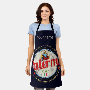 Palermo hoofdstad van Sicilië Italië souvenir Schort