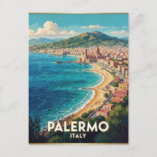 Palermo Italië Mediterrane Reis Scene 🌊 Briefkaart