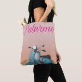 Palermo Italië Scooter poster Tote Bag (Dichtbij)