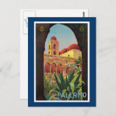 Palermo, Italië Vintage Travel Advertisement Briefkaart (Voorkant / Achterkant)