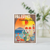 Palermo Italië — vintonijnreis Briefkaart (Staand voorkant)