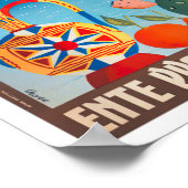 Palermo Italië — vintonijnreis Poster (Hoek)