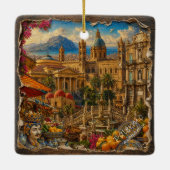 PALERMO, KERAMISCH ORNAMENT (Achterkant)