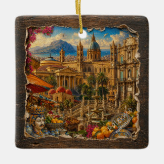 PALERMO,  KERAMISCH ORNAMENT