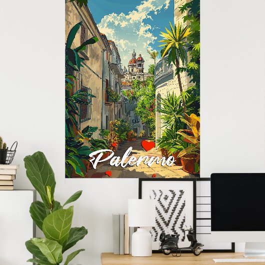 Palermo Poster (Thuiskantoor)