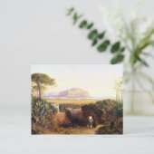 Palermo, Sicilië, 1847 (olie op doek) Briefkaart (Staand voorkant)