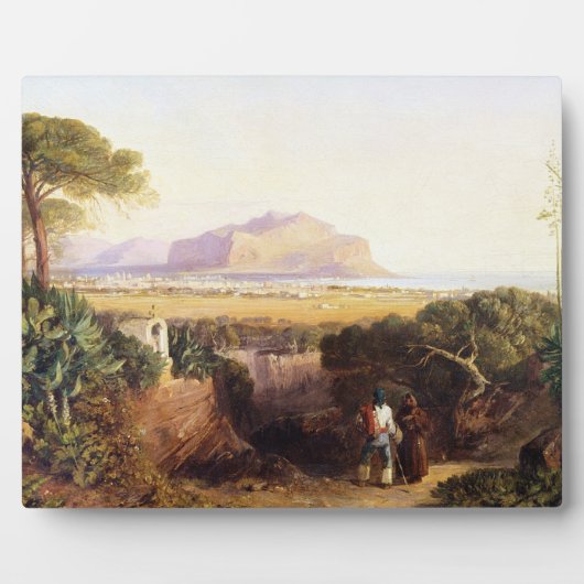 Palermo, Sicilië, 1847 (olie op doek) Fotoplaat (Voorkant)