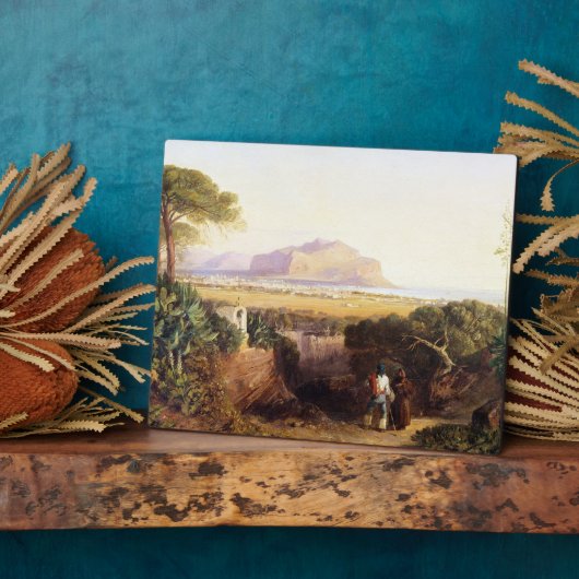 Palermo, Sicilië, 1847 (olie op doek) Fotoplaat (Zijkant)