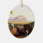 Palermo, Sicilië, 1847 (olie op doek) Keramisch Ornament (Rechts)