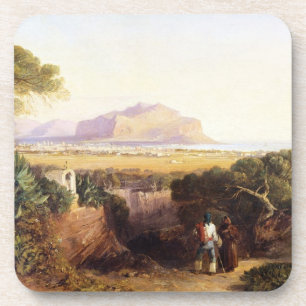 Palermo, Sicilië, 1847 (olie op doek) Onderzetter