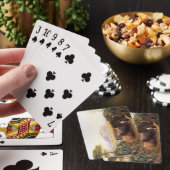 Palermo, Sicilië, 1847 (olie op doek) Pokerkaarten (Insitu)