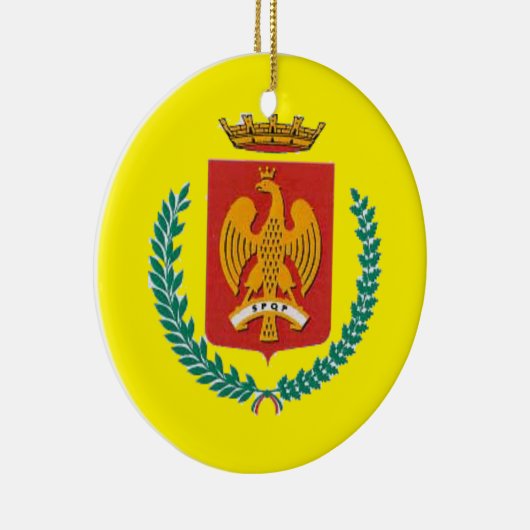 Palermo Sicilië Afbeelding kerstversiering Keramisch Ornament (Rechts)