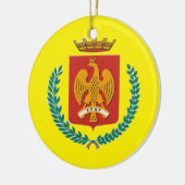 Palermo Sicilië Afbeelding kerstversiering Keramisch Ornament (Links)