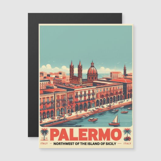 Palermo Sicilië Italiaans  souvenir geschenken (Voorkant / Achterkant)