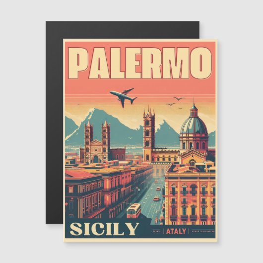 Palermo Sicilië Italiaans  souvenir geschenken (Voorkant / Achterkant)