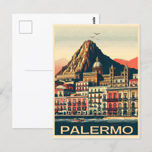 Palermo Sicilië Italiaans  souvenir geschenken Briefkaart