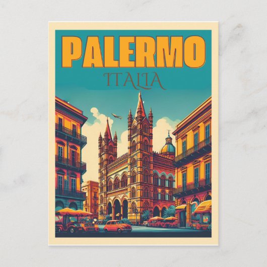 Palermo Sicilië Italiaans  souvenir geschenken Briefkaart (Voorkant)