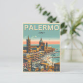 Palermo Sicilië Italiaans  souvenir geschenken Briefkaart (Staand voorkant)