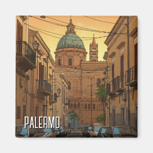 Palermo Sicilië Italië Reizen Magneet