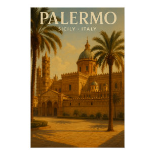 Palermo — Sicilië — Italië, reizen Perfect Poster