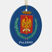 Palermo*, Sicilië kerstversiering Keramisch Ornament (Rechts)