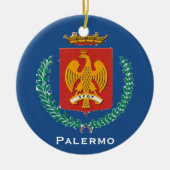 Palermo*, Sicilië kerstversiering Keramisch Ornament (Voorkant)