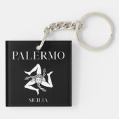 Palermo Sicilië Sleutelhanger (Achterkant)