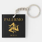 Palermo Sicilië Sleutelhanger (Achterkant)