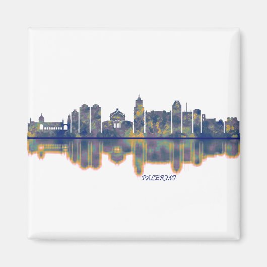 Palermo Skyline Magneet (Voorkant)