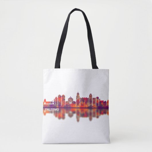 Palermo Skyline Tote Bag (Voorkant)