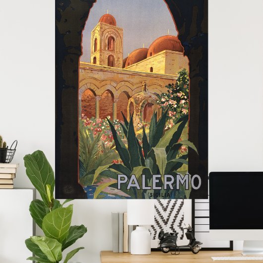 Palermo Travel Poster (Thuiskantoor)