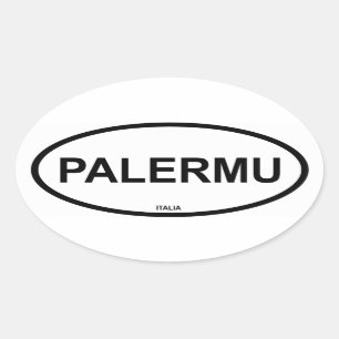 PALERMU OVALE STICKER
