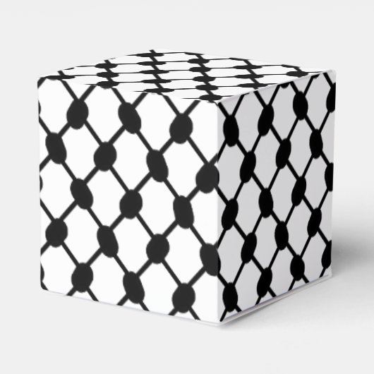 Palestijn Hatta Keffiyeh bedankt voor je huwelijks Bedankdoosjes (Achterkant)