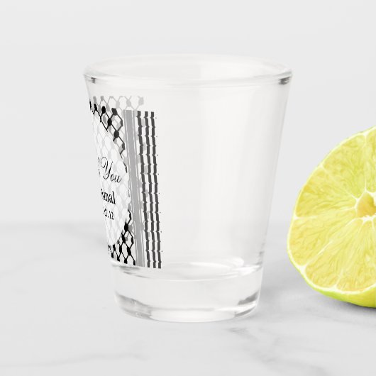 Palestijn Hatta Keffiyeh bedankt voor je huwelijks Shot Glas (Rechts)