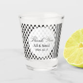 Palestijn Hatta Keffiyeh bedankt voor je huwelijks Shot Glas (Voorkant)